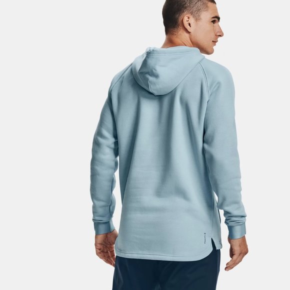 🌿Sale🌿 Under Armour Size Small Rock Charged  Brahma Hoodie Blue 1362104 478 - Picture 3 of 6